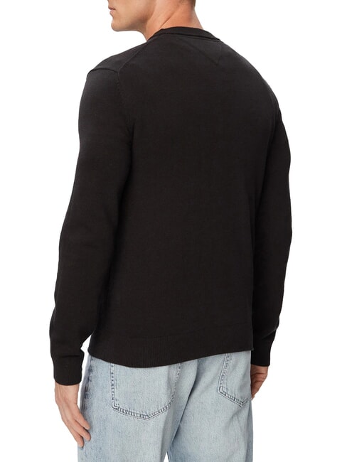 TJ Maglione in cotone rigenerato black - Maglie Uomo