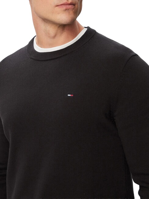 TJ Maglione in cotone rigenerato black - Maglie Uomo
