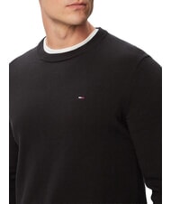 TOMMY HILFIGER TJ Maglione in cotone rigenerato black - Maglie Uomo - 3