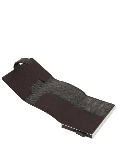 BLACK SQUARE Astuccio portacard in pelle MORO - Portafogli Uomo