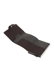 PIQUADRO BLACK SQUARE Astuccio portacard in pelle MORO - Portafogli Uomo - 3