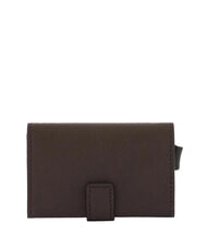 PIQUADRO BLACK SQUARE Astuccio portacard in pelle MORO - Portafogli Uomo - 4