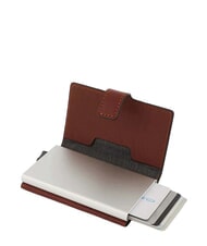 PIQUADRO BLACK SQUARE Astuccio portacard in pelle - Portafogli Uomo