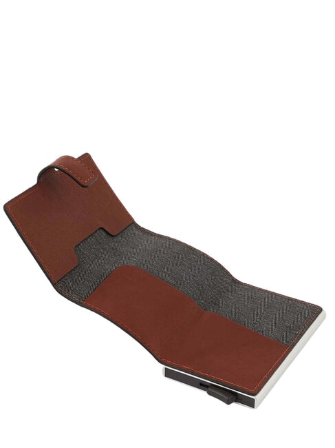 BLACK SQUARE Astuccio portacard in pelle CUOIO - Portafogli Uomo
