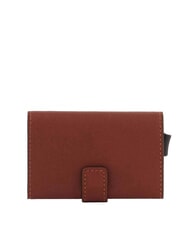 PIQUADRO BLACK SQUARE Astuccio portacard in pelle CUOIO - Portafogli Uomo - 4