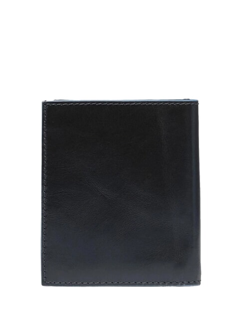 BLUE SQUARE Portacard in pelle, con flap Nero - Portafogli Uomo