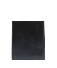 PIQUADRO BLUE SQUARE Portacard in pelle, con flap Nero - Portafogli Uomo - 4
