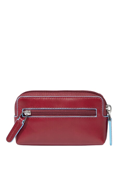 BLUE SQUARE Astuccio portachiavi in pelle ROSSO - Portachiavi