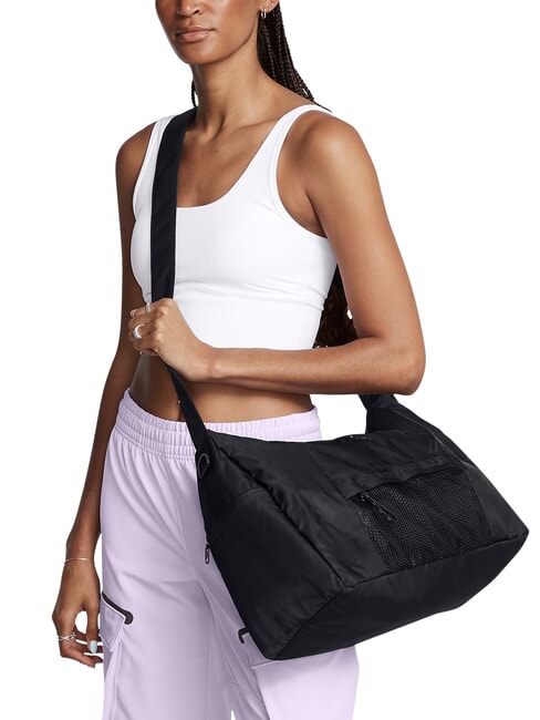 STUDIO SLOUCHY Borsone a tracolla black - Borsoni