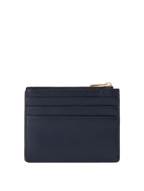 CAMELIA Portacard piatto in pelle ink blue - Portafogli Donna