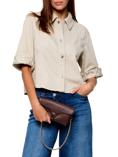 DOUBLE BEAT Shopper con pochette berry - Borse Donna