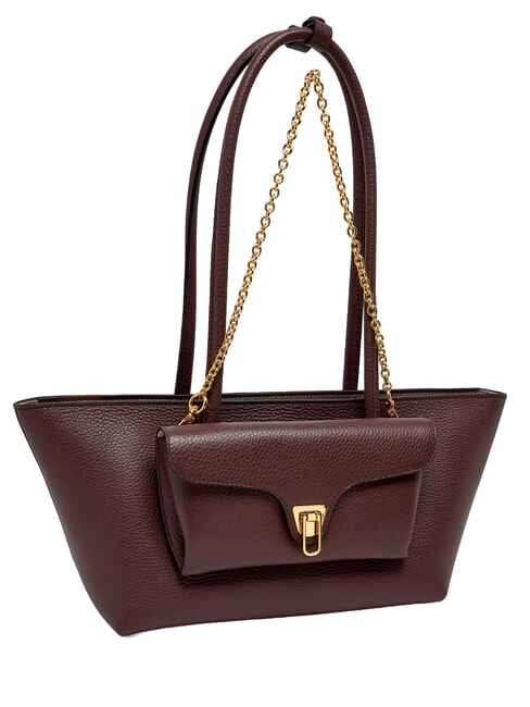 DOUBLE BEAT Shopper con pochette berry - Borse Donna