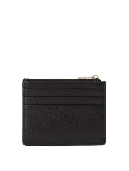 CAMELIA Portacard piatto in pelle Nero - Portafogli Donna