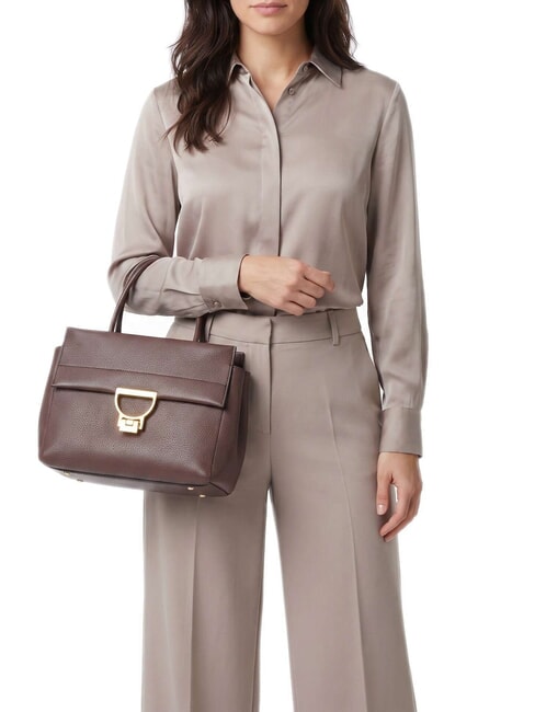 ARLETTIS Borsetta in pelle martellata berry - Borse Donna