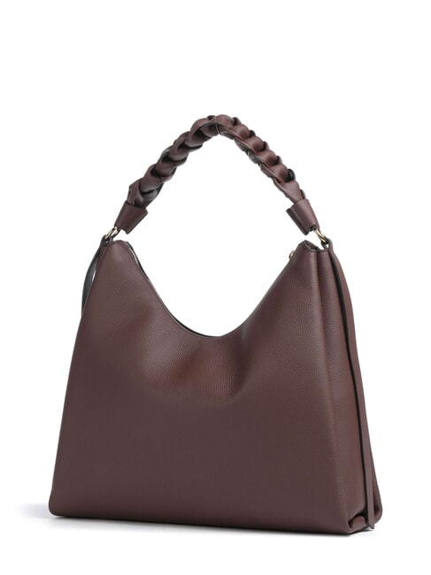 BOHEME GRANA DOUBLE Sacca grande a spalla in pelle berry/wint.rose - Borse Donna