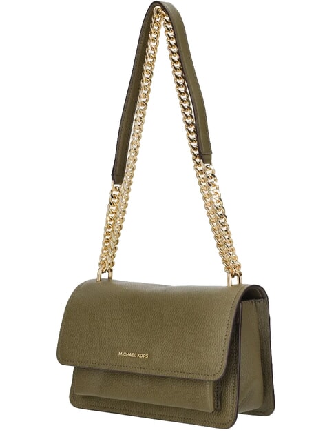 CLAIRE Borsa in pelle a spalla, a tracolla loden - Borse Donna