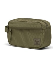 HERSCHEL CHAPTER Beauty case ivy green diamond - Beauty Case - 2