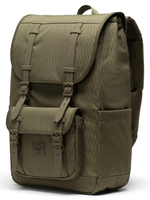 LITTLE AMERICA MID Zaino porta PC 15,6" ivy green diamond - Zaini Scuola & Tempo Libero