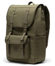 HERSCHEL LITTLE AMERICA MID Zaino porta PC 15,6" ivy green diamond - Zaini Scuola & Tempo Libero - 2