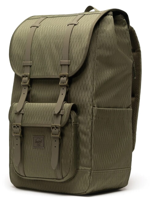 LITTLE AMERICA  Zaino misura standard ivy green diamond - Zaini Scuola & Tempo Libero