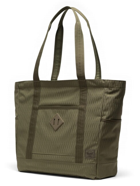HERITAGE  Shopper a spalla ivy green diamond - Borse Donna