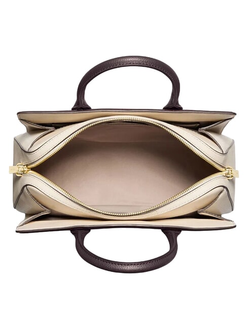 LAILA Borsa a mano con tracolla, in pelle brown - Borse Donna