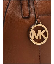 MICHAEL KORS CHARLOTTE Borsa shopping a spalla, in pelle luggage - Borse Donna - 3