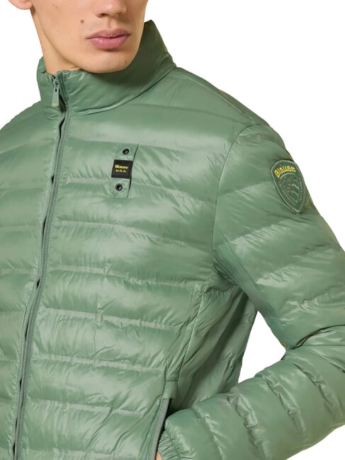 SEWALL Piumino imbottito corto, collo alto green 60f interno grey 995 - Piumini Uomo