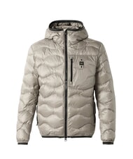 BLAUER WAVE Piumino imbottito corto, con cappuccio grigio nebbia - Piumini Uomo - 3