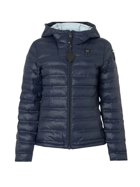 ELLIS Piumino blu interno light blue 80e - Piumini Donna
