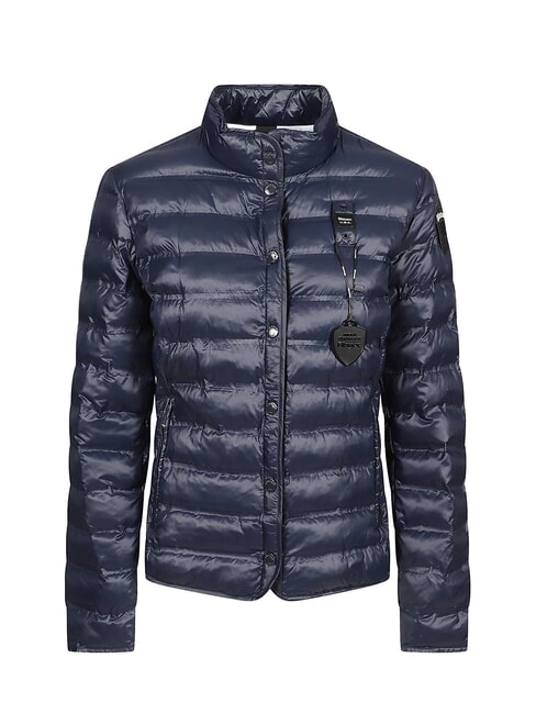 MOON Piumino blu interno light blue 80e - Piumini Donna
