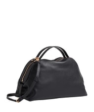 BORBONESE SEXY Borsa a mano con tracolla, in pelle Nero - Borse Donna - 2