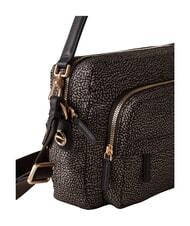 BORBONESE B-CLUB Borsa a spalla, con tracolla catrame - Borse Donna - 4