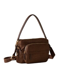 BORBONESE B-CLUB Borsa mini a spalla, con tracolla castagno - Borse Donna - 2