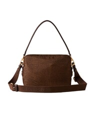 BORBONESE B-CLUB Borsa mini a spalla, con tracolla castagno - Borse Donna - 3