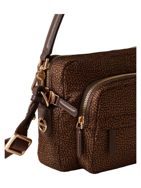 B-CLUB Borsa mini a spalla, con tracolla castagno - Borse Donna