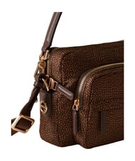 BORBONESE B-CLUB Borsa mini a spalla, con tracolla castagno - Borse Donna - 4