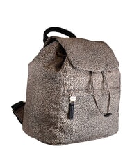 BORBONESE B-CLUB Zaino con tasca frontale OP/NATURALE/NERO - Borse Donna - 2
