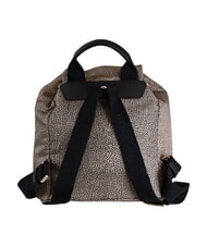 BORBONESE B-CLUB Zaino con tasca frontale OP/NATURALE/NERO - Borse Donna - 3
