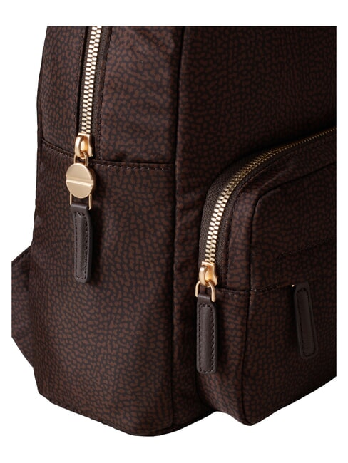 B-CLUB Zaino con tasca frontale cioccolato - Borse Donna