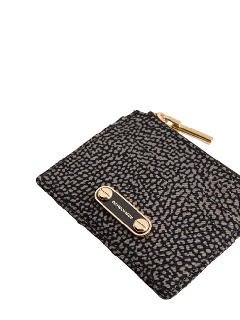 B-CLUB Portacarte con portamonete catrame - Portafogli Donna
