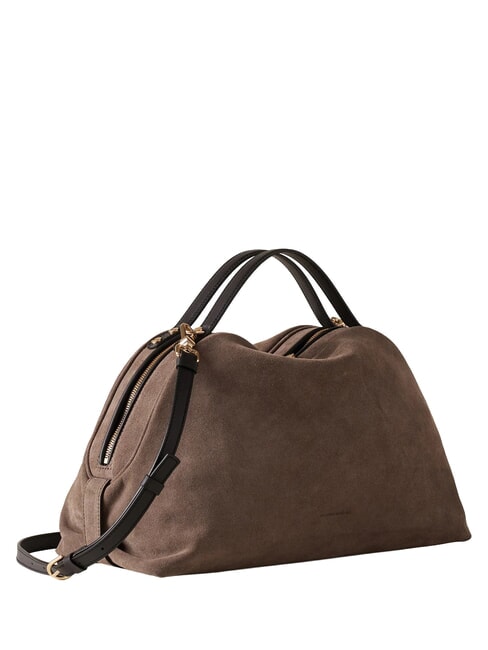 SEXY Borsa a mano, con tracolla cenere/ebano - Borse Donna