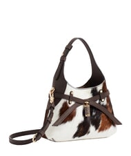BORBONESE B-HALO Borsa a spalla, con tracolla naturale/cacao - Borse Donna - 2