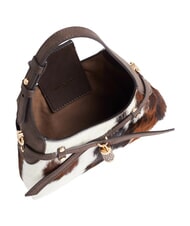 BORBONESE B-HALO Borsa a spalla, con tracolla naturale/cacao - Borse Donna - 4