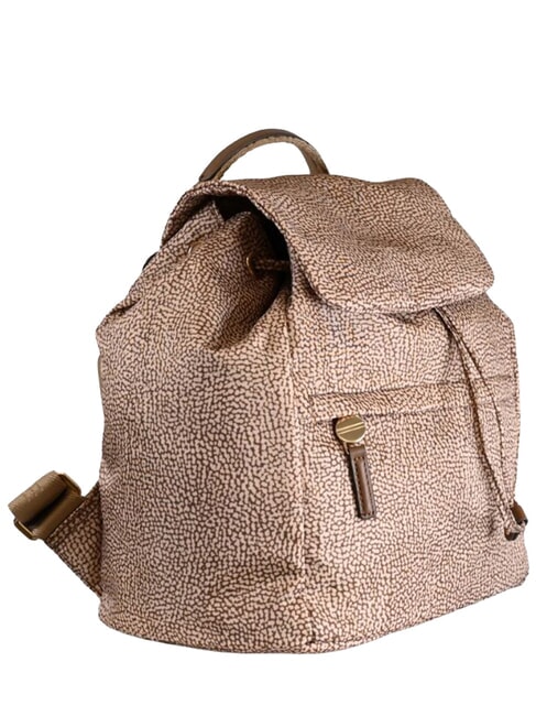 B-CLUB Zaino con tasca frontale beige brown - Borse Donna
