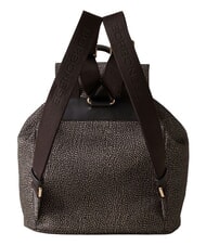 BORBONESE B-CLUB Zaino con tasca frontale catrame - Borse Donna - 3