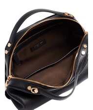 BORBONESE SEXY Borsa a mano con tracolla, in pelle Nero - Borse Donna - 4