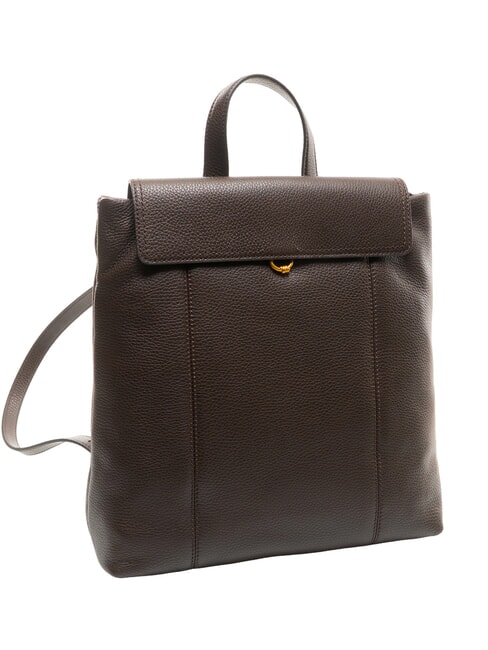 VICKY Zaino con taschino interno, in pelle espresso - Borse Donna