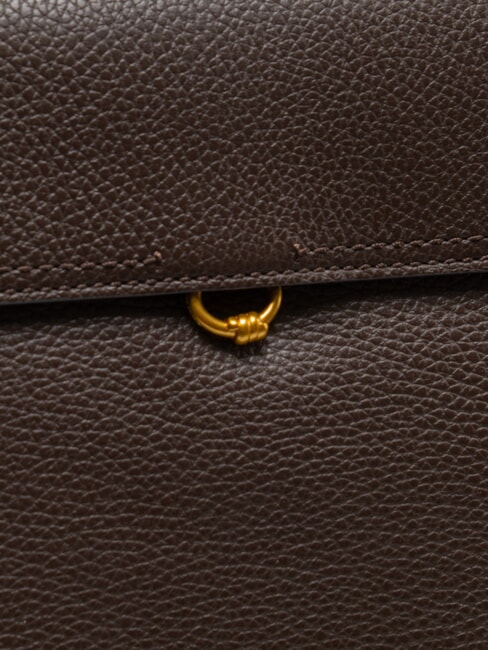 VICKY Zaino con taschino interno, in pelle espresso - Borse Donna