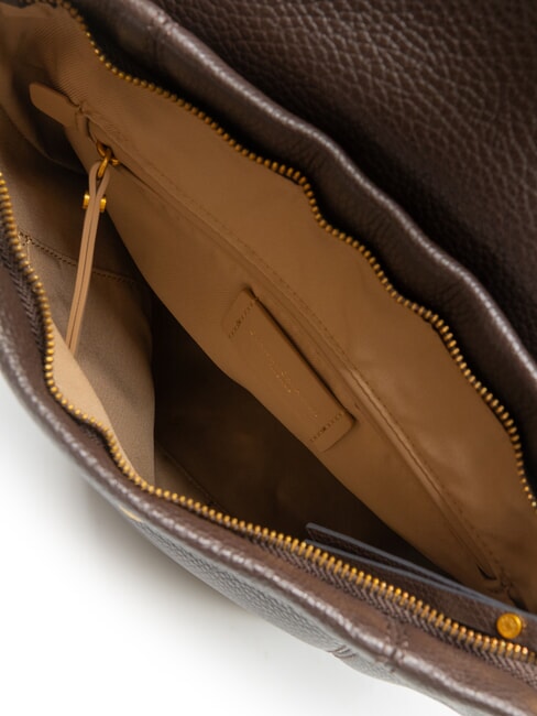 VICKY Zaino con taschino interno, in pelle espresso - Borse Donna